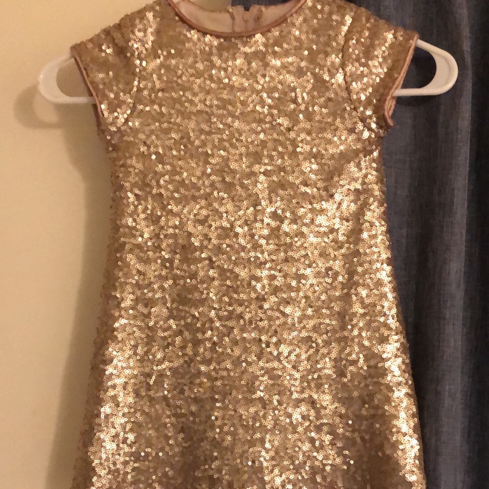 Little Girls Sequined Dress